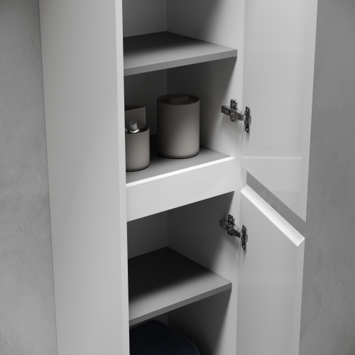 Шкаф-пенал Sancos Libra PLB35W 35х30х160 подвесной цвет белый - фото 4